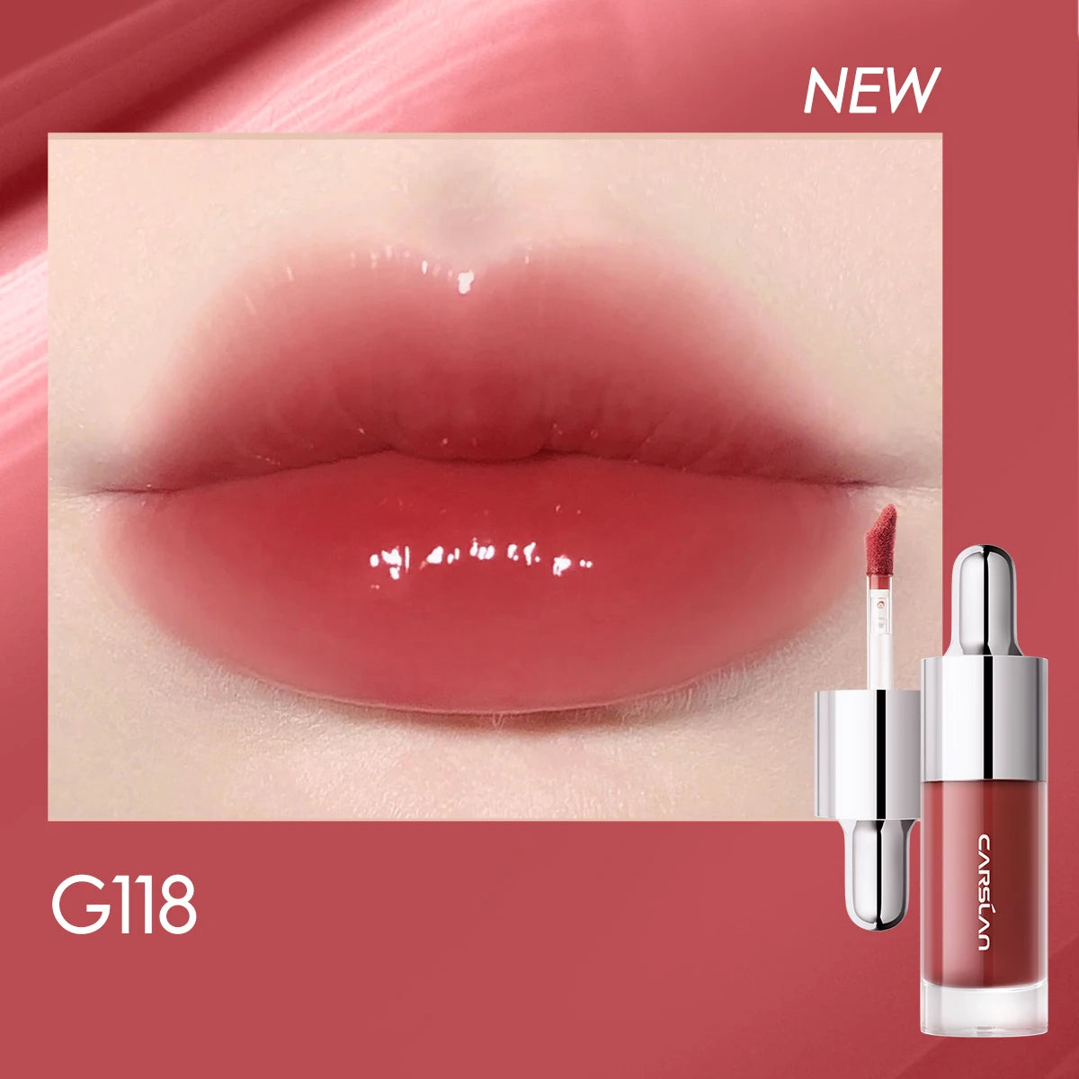 CARSLAN Lip Glow – Hydrating Plumping Lip Gloss Tint with Lip-Moisturizing Care - Lylamor.com