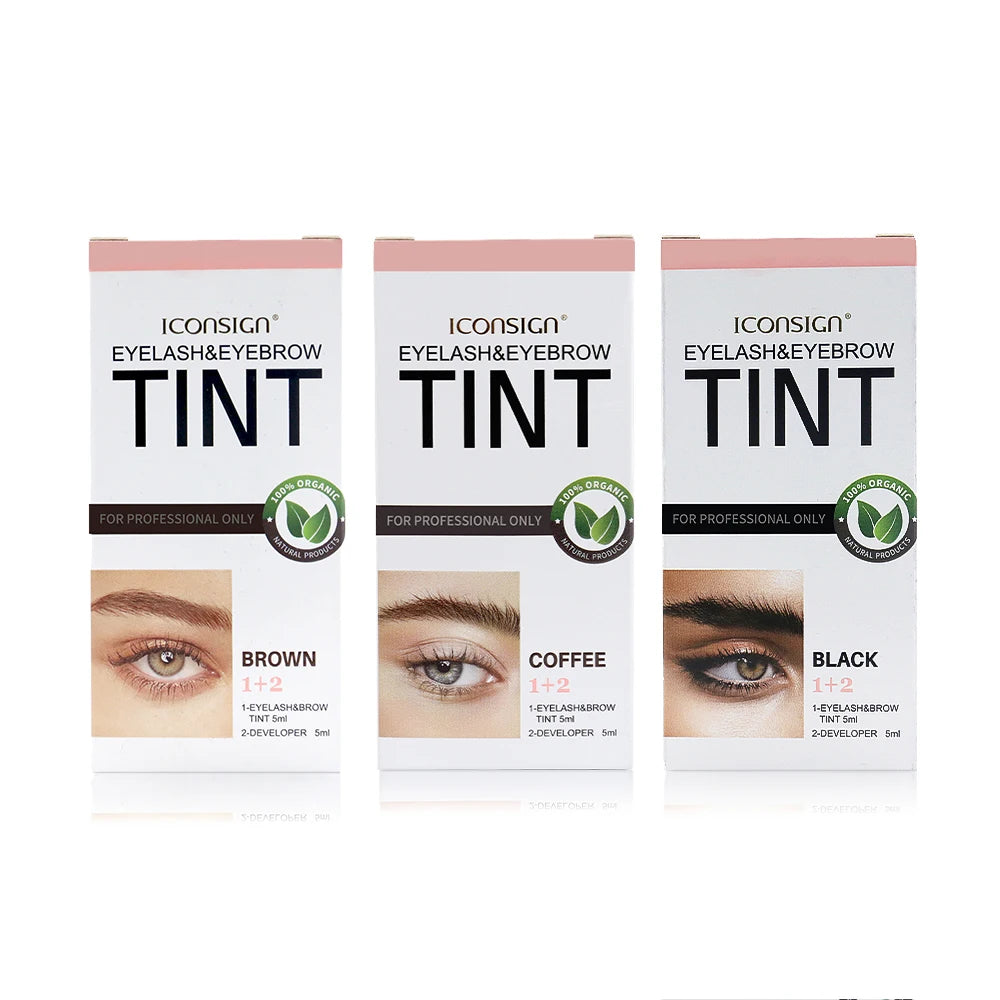 Eyelash & Eyebrow Dye Tint Kit - Professional Brow Enhancer & Lash Lift