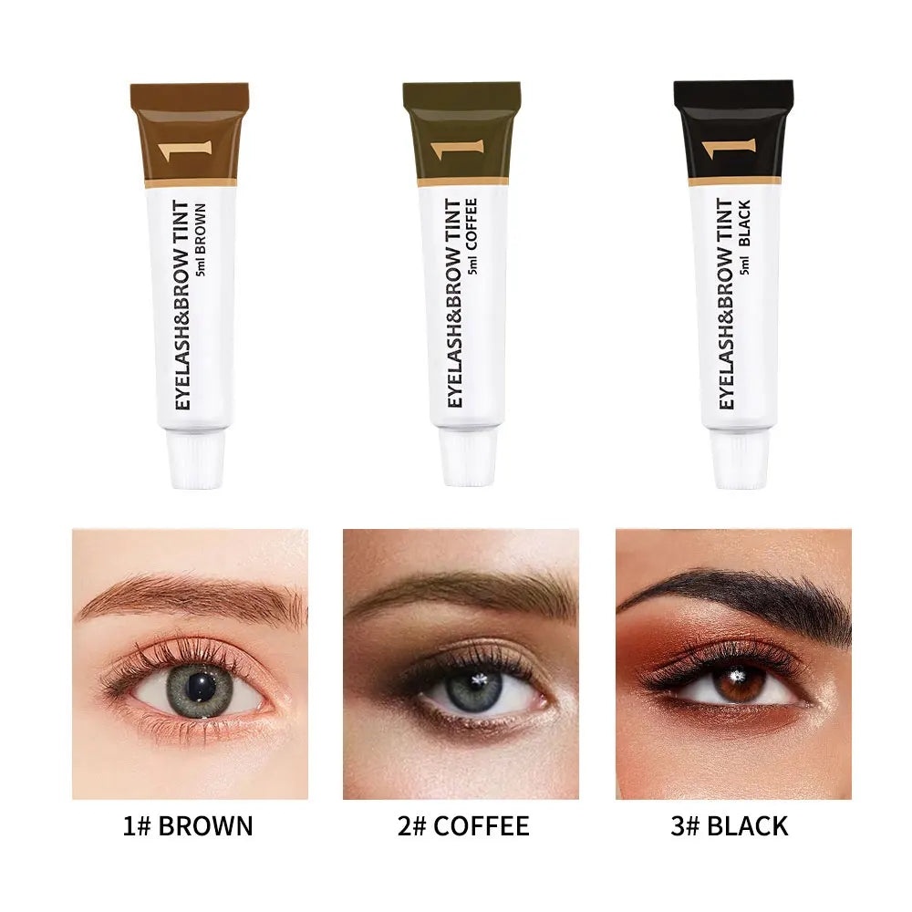 Eyelash & Eyebrow Dye Tint Kit - Professional Brow Enhancer & Lash Lift