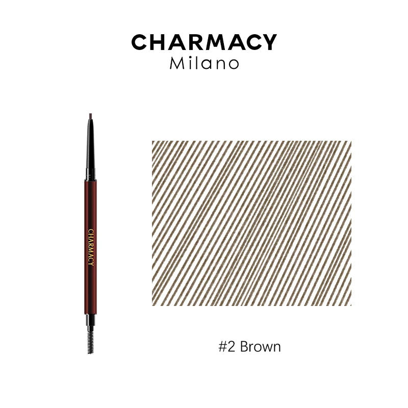 CHARMACY 6-Color Eyebrow Pencil | Long-Lasting Waterproof Brow Definer