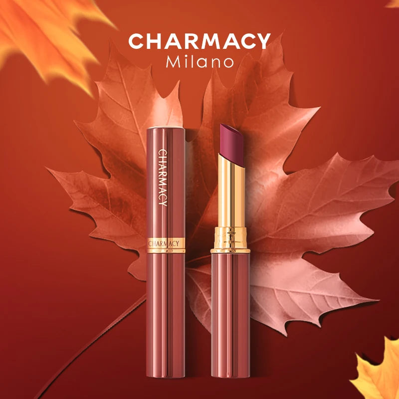 CHARMACY Waterproof Matte Lipstick – 16 Colors, Long-Lasting Velvet Finish - Lylamor.com