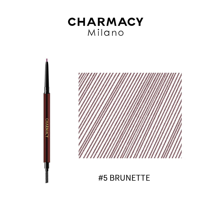 CHARMACY 6-Color Eyebrow Pencil | Long-Lasting Waterproof Brow Definer