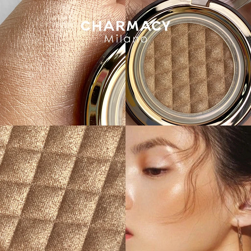 CHARMACY Shimmer Highlighter | Long-Lasting Waterproof Face makeup & Glow
