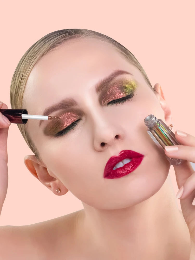 Duochrome Liquid Eyeshadow – Shiny Metallic Chameleon Effect