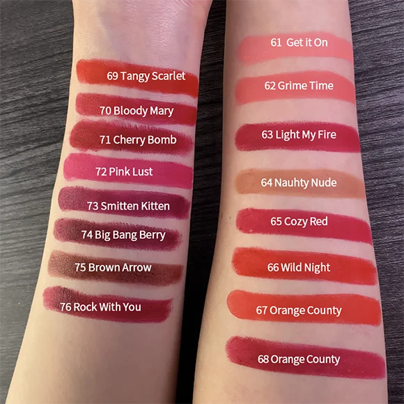 CHARMACY Waterproof Matte Lipstick – 16 Colors, Long-Lasting Velvet Finish - Lylamor.com