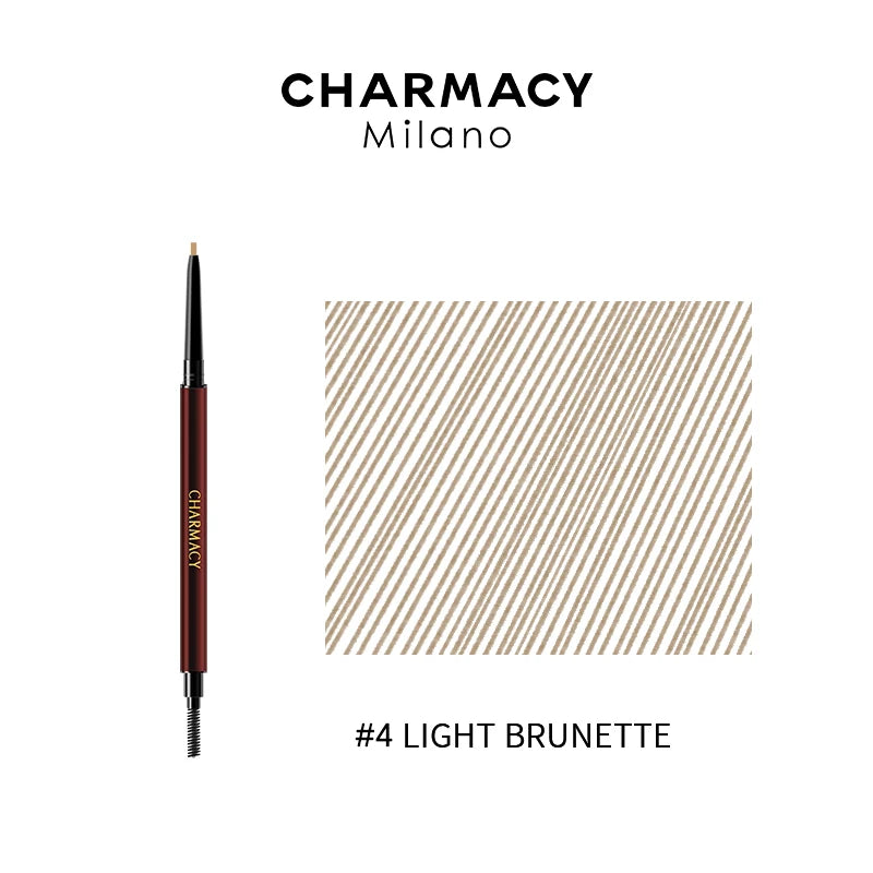 CHARMACY 6-Color Eyebrow Pencil | Long-Lasting Waterproof Brow Definer