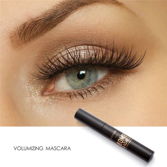 FOCALLURE 3D Black Mascara – Waterproof, Volume & Lengthening Curl Effect - Lylamor.com