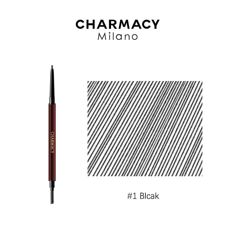 CHARMACY 6-Color Eyebrow Pencil | Long-Lasting Waterproof Brow Definer