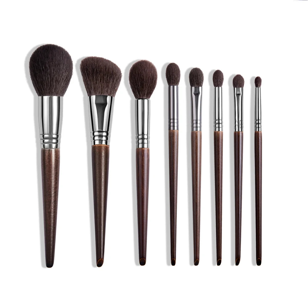 Ensemble de pinceaux de maquillage en poils de chèvre naturels OVW, kit professionnel, pinceaux de maquillage, estompeurs, estompeurs, estompeurs