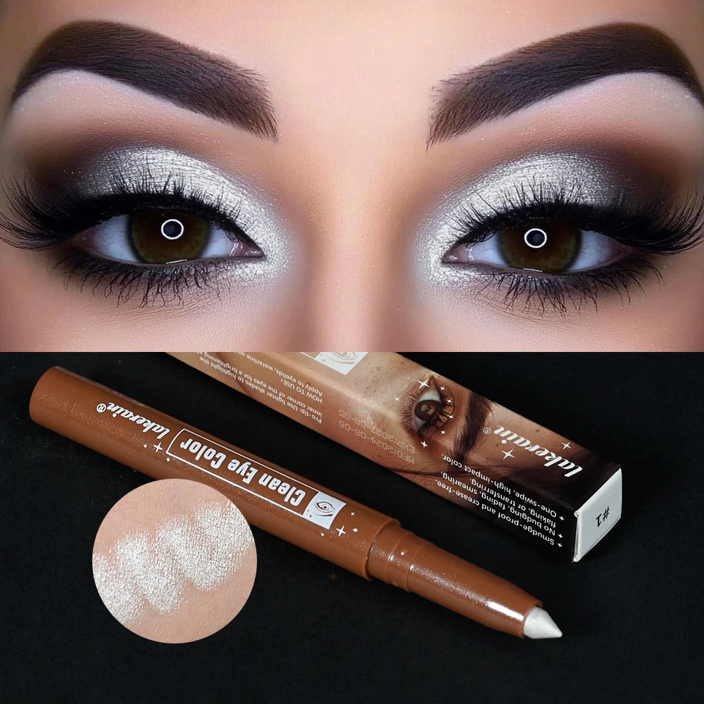 Shimmering Eyeshadow Highlight Stick – Glitter White Pencil for Bright Eyes - Lylamor.com