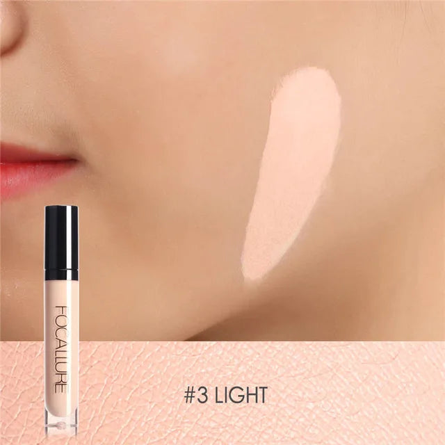 FOCALLURE Full Coverage Face Concealer – Waterproof Oil-Control Moisturizing Liquid Foundation Makeup for Women - Lylamor.com