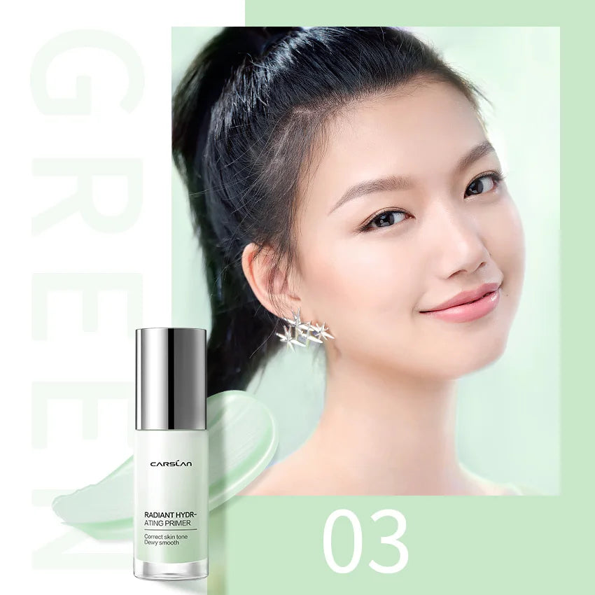 CARSLAN Radiant Hydrating Face Primer Mosituriser Smoothing Brighten Improve Dullness Foundation Primer Base Makeup - Lylamor.com