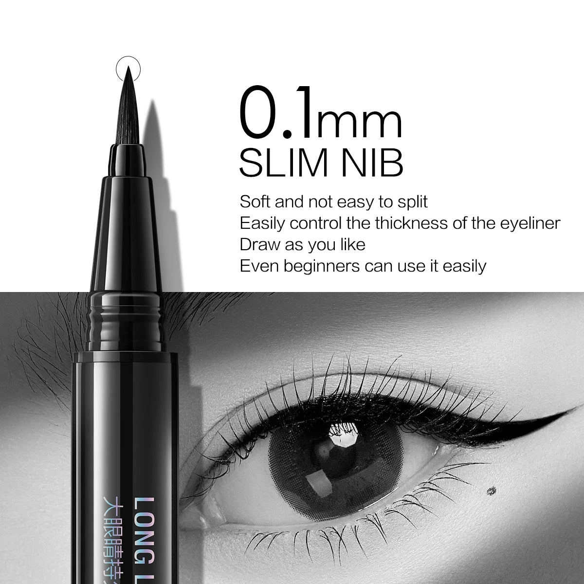 CARSLAN Liquid Eyeliner Pen – Waterproof, Quick-Dry & Smudgeproof Long-Lasting Eye Makeup - Lylamor.com
