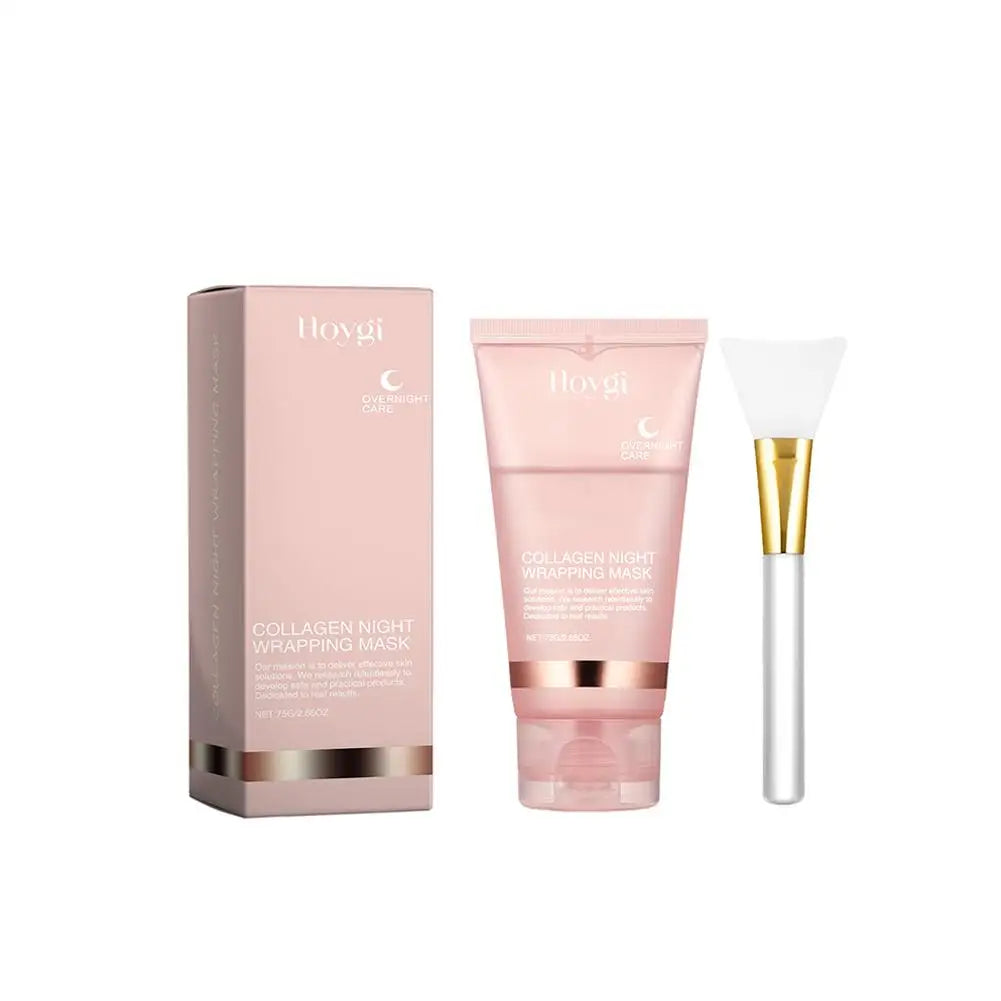 Korean Collagen Overnight Mask - Hydrating Peel-Off Facial Treatment (75ml)