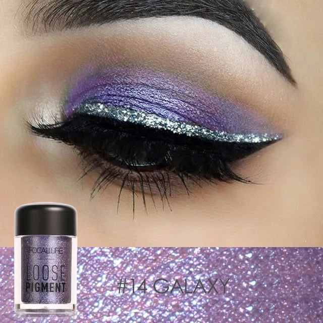 FOCALLURE 18 Colors Glitter Eyeshadow Palette – Waterproof Shimmer, Matte & Metallic Eye Makeup for Women - Lylamor.com