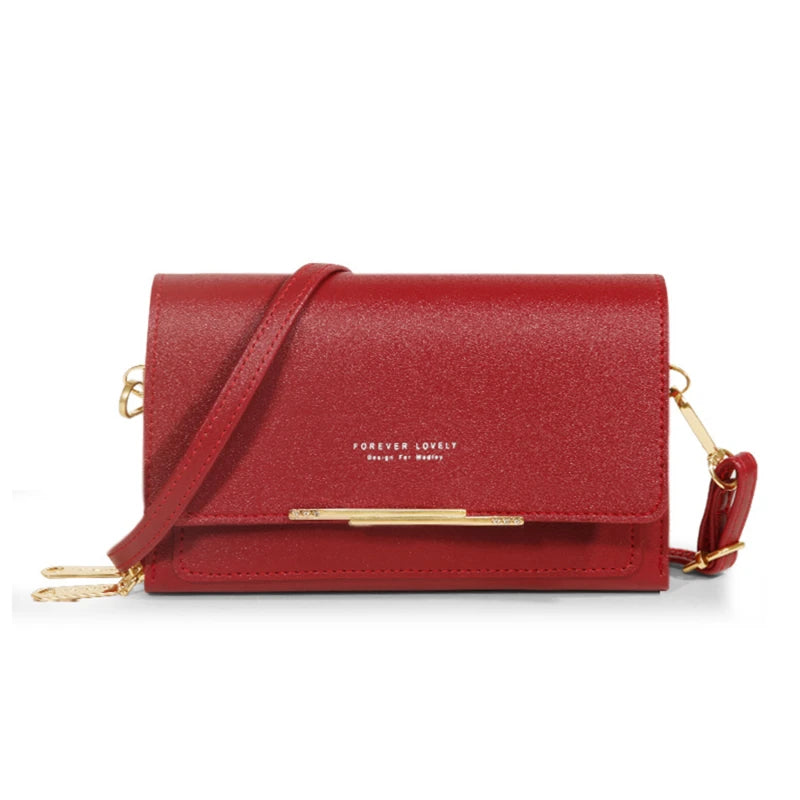 Sac portefeuille à bandoulière pour femme – Organiseur multi-cartes et bandoulière pour téléphone