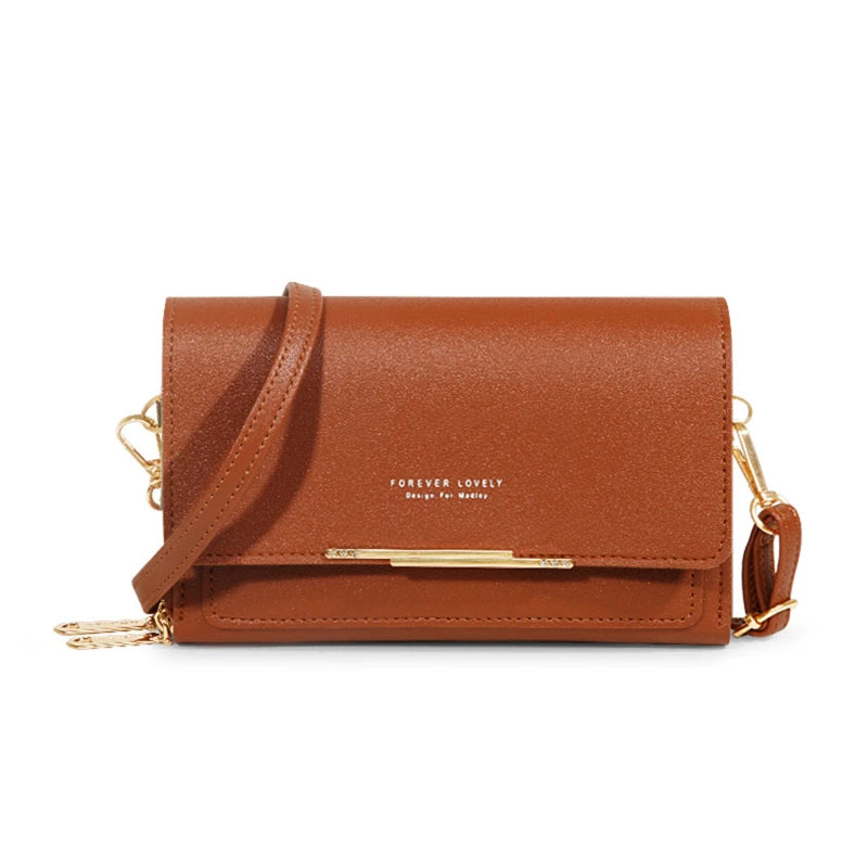 Sac portefeuille à bandoulière pour femme – Organiseur multi-cartes et bandoulière pour téléphone
