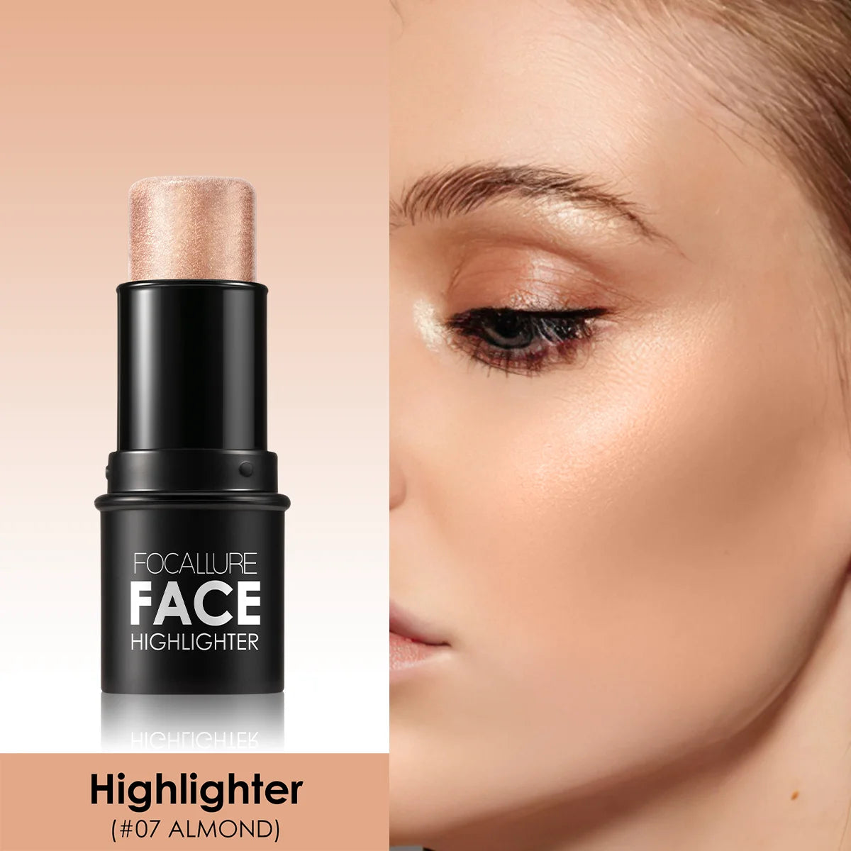FOCALLURE Bronzer & Highlighter Stick – Waterproof Contour Corrector Illuminator Cream for Face & Body Makeup - Lylamor.com