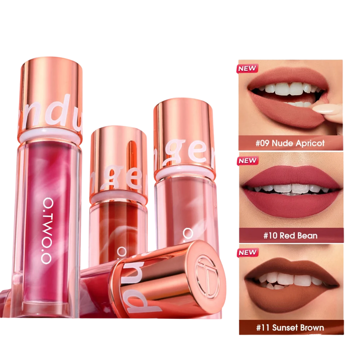 O.TWO.O Velvet Matte Liquid Lipstick – Waterproof Non-Stick Long Lasting Lip Tint - Lylamor.com