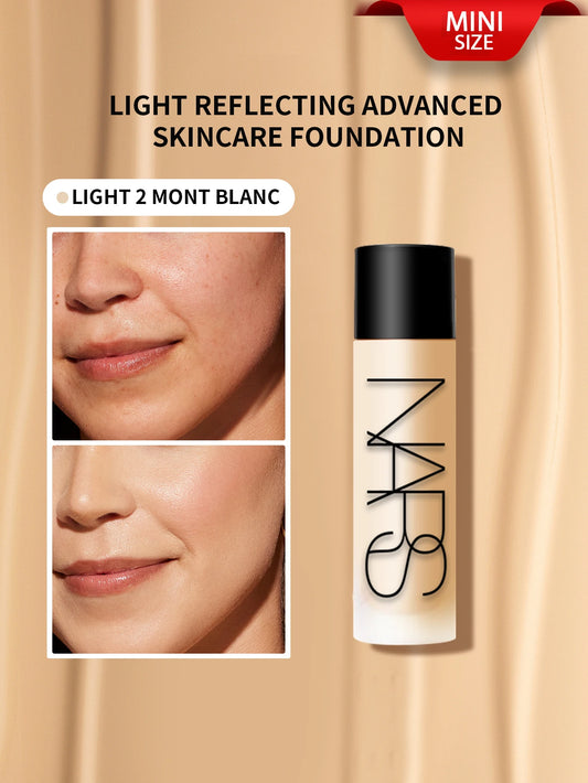 NARS Light Reflecting Foundation – Skincare Hybrid Makeup, Mini Size (Mont Blanc Light 2) - Lylamor.com