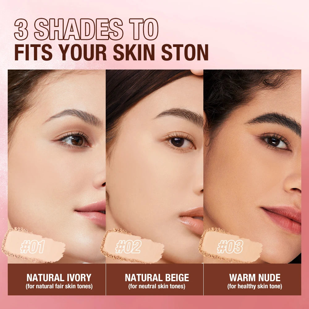 O.TWO.O Face Powder Oil-control 24 Hours SPF 30 PA+++ Long Lasting Waterproof Matte Face Makeup Cosmetic Setting Compact Powder - Lylamor.com