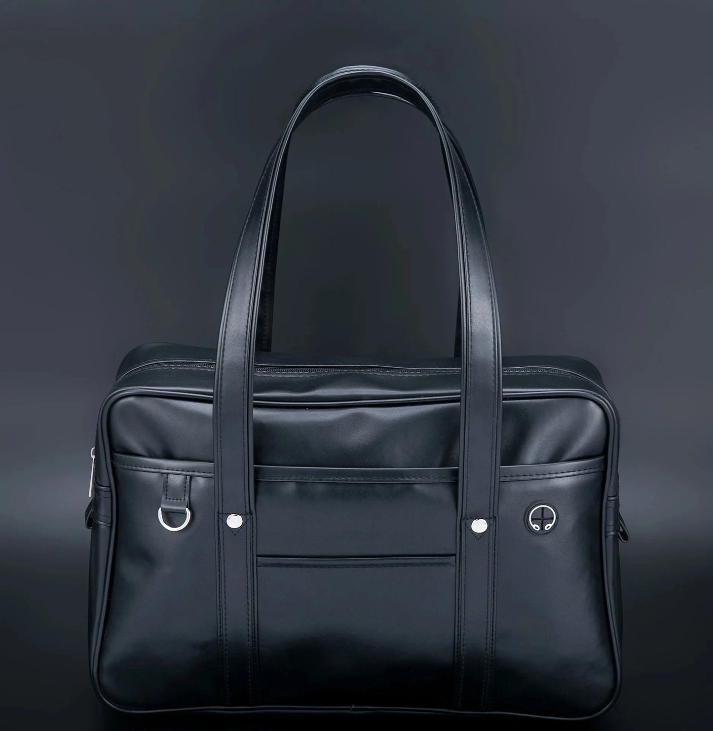 Japanese PU Leather School Bag - Waterproof Large Capacity Backpack & Handbag