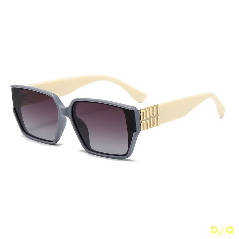 DGTQ New Luxury Glamour Sunglasses For Men And Women Stylish Classic Brand Glasses Unisex Designer Square Shades Jewelry Mask