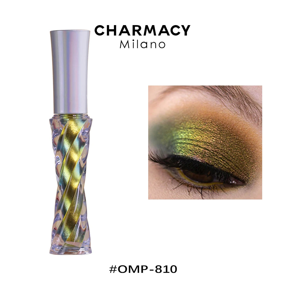 CHARMACY Glitter Liquid Eyeshadow – 40 Duochrome Colors, Long-lasting Shimmer & Metallic Finish - Lylamor.com