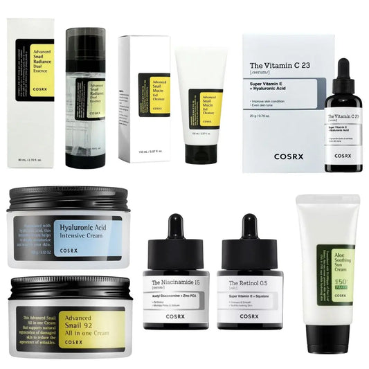 COSRX Advanced Snail Skin care Set – Essence, Toner & Cream for Moisturizing, Repairing & Brightening - Lylamor.com