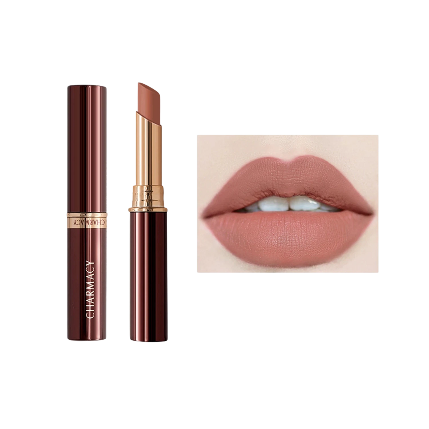Waterproof Matte Lipstick – Long-Lasting Velvet Finish, Non-Stick Red & Purple Shades