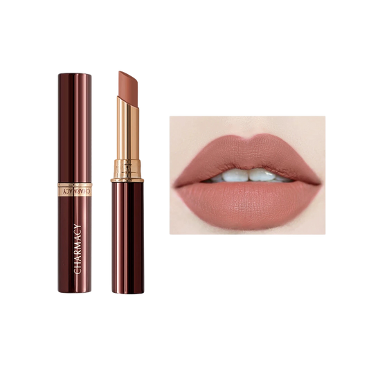 Waterproof Matte Lipstick – Long-Lasting Velvet Finish, Non-Stick Red & Purple Shades