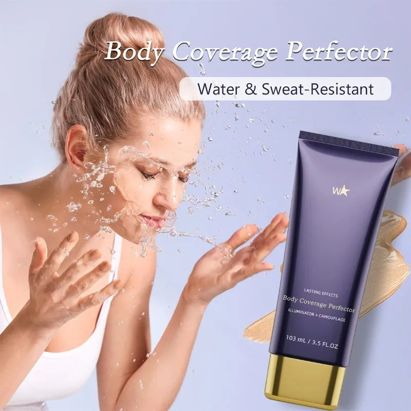 Beauty Body Coverage Perfector–Waterproof Leg & Body Makeup-Concealer For Scars, Spots, Veins, Tattoos and More Blend Cosmetics - Lylamor.com