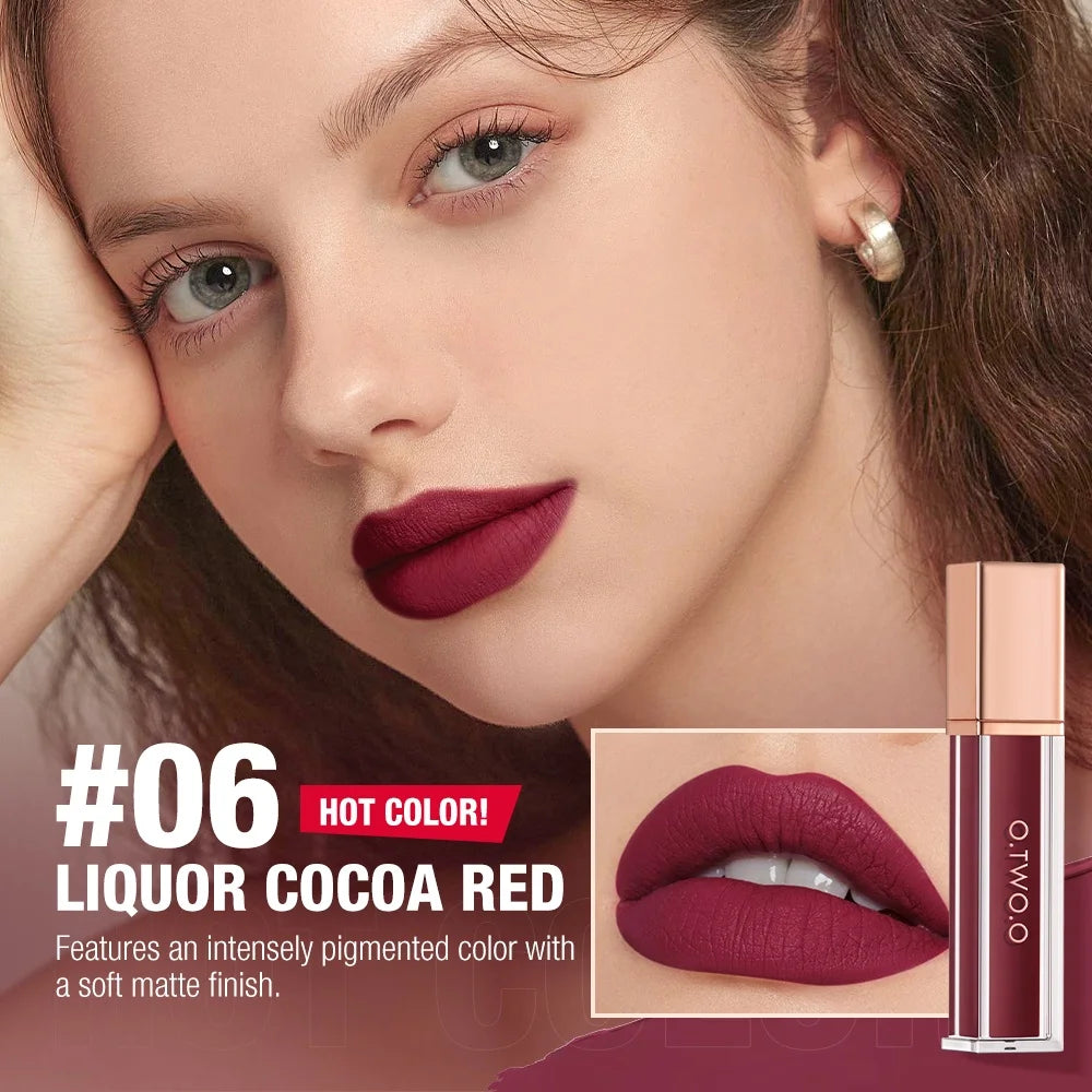 Liquid Matte Lipstick – 12 Colors Waterproof Long-Lasting Lip Glaze