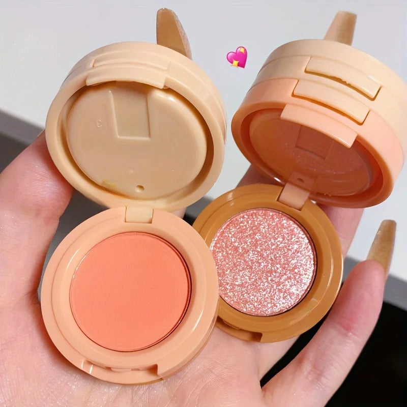 3-in-1 Blush, Highlighter & Contour Palette | Matte & Shimmer Layers for Radiant Sculpted Look - Lylamor.com