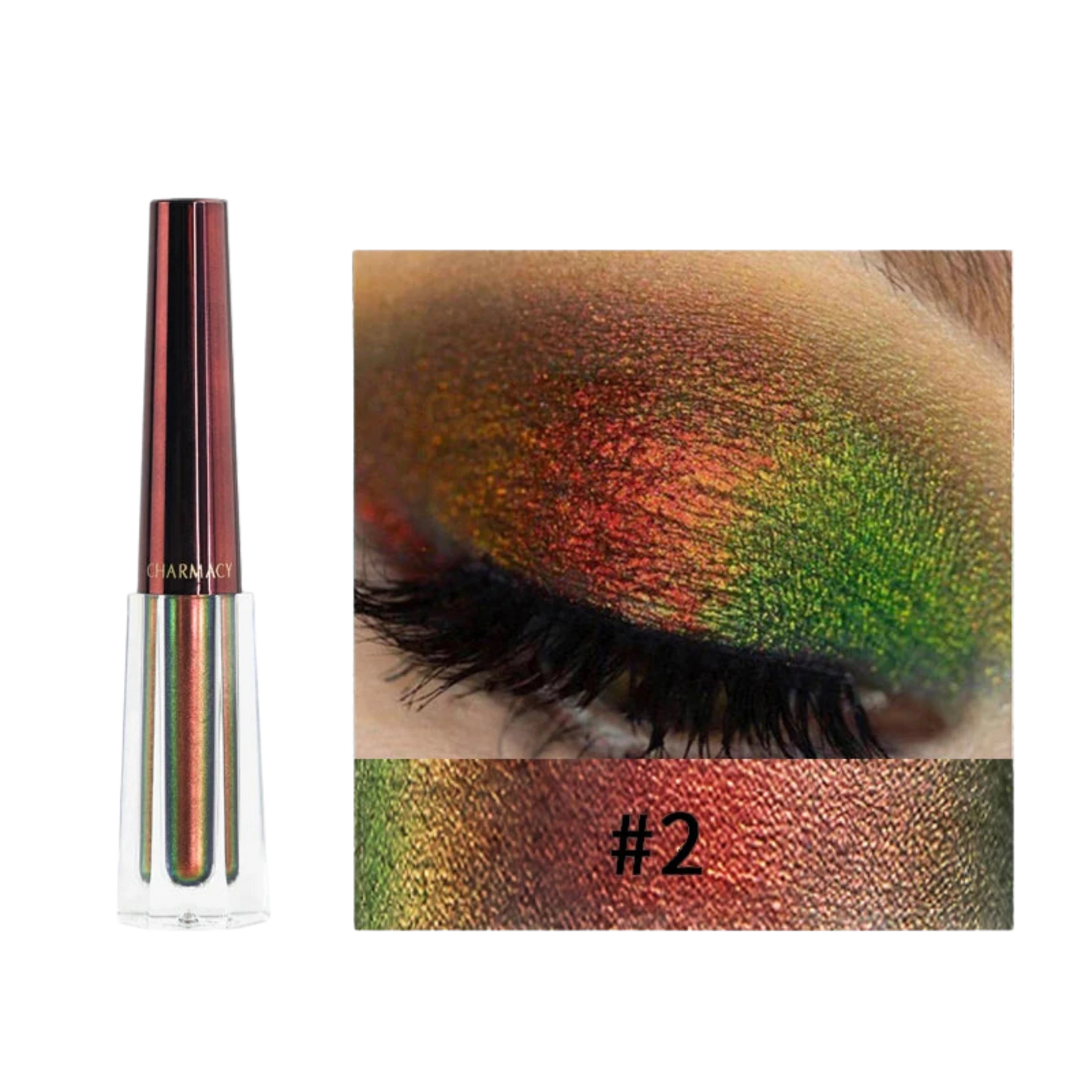 Duochrome Liquid Eyeshadow – Shiny Metallic Chameleon Effect