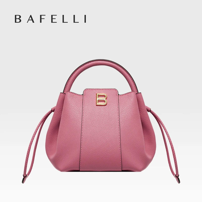 BAFELLI Soft Split Fashion Leather Bag with Hasp Closure – Versatile Casual Shoulder Purse - Lylamor.com