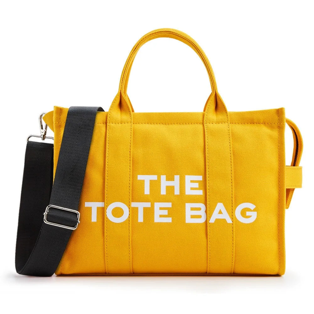 THE TOTE BAG – Designer Large Capacity Canvas Handbag w/ Adjustable Shoulder & Crossbody Strap