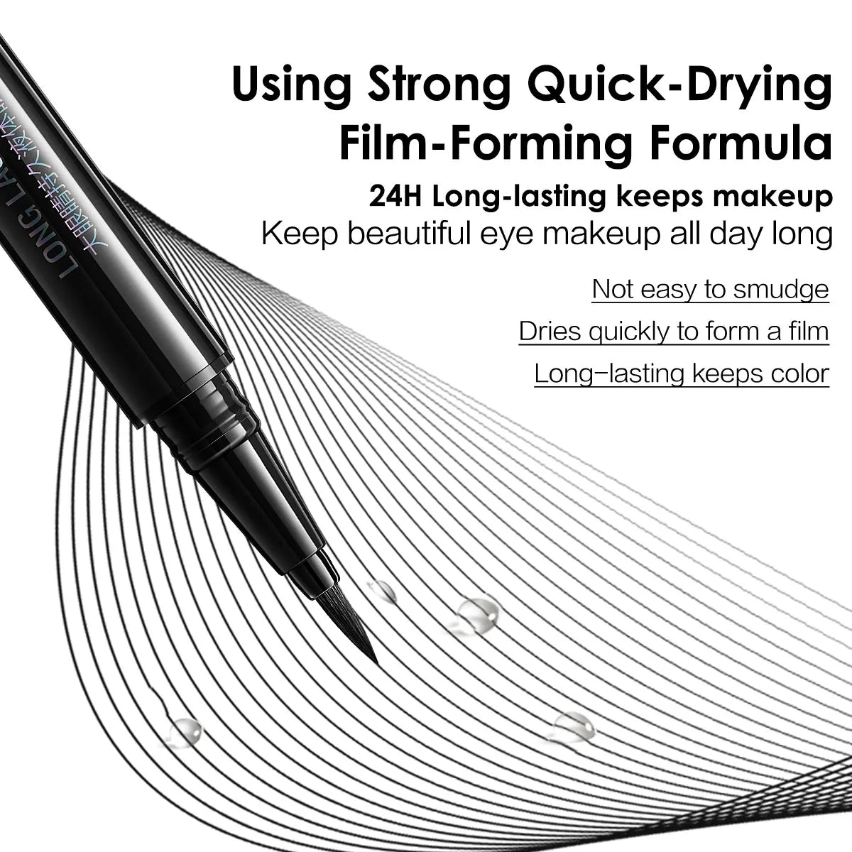 CARSLAN Liquid Eyeliner Pen – Waterproof, Quick-Dry & Smudgeproof Long-Lasting Eye Makeup - Lylamor.com