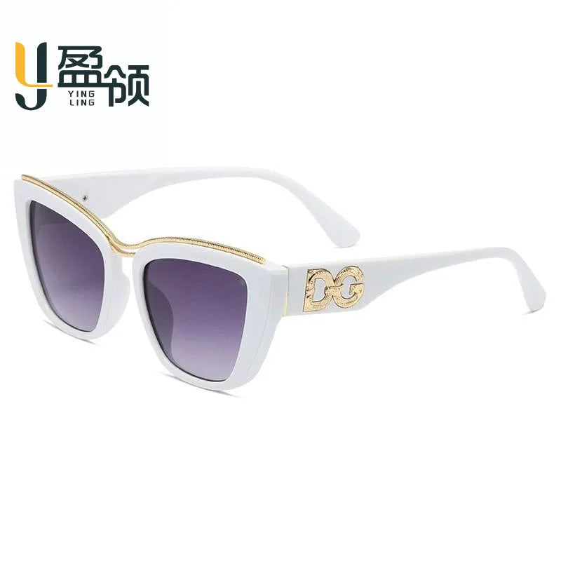 Hot Selling Large Frame European And American Style Women'S Sunglasses Advanced Sense Retro Sunglasses Woman Gifts Wholesale