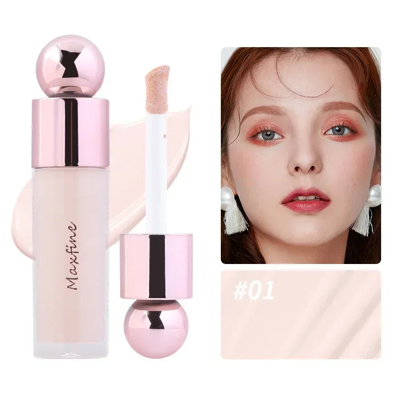 Cream Concealer Full Coverage Foundation Cream For Dark Skin Oil-Control Korean Moisturizing Foundation Lasting Base Makeup