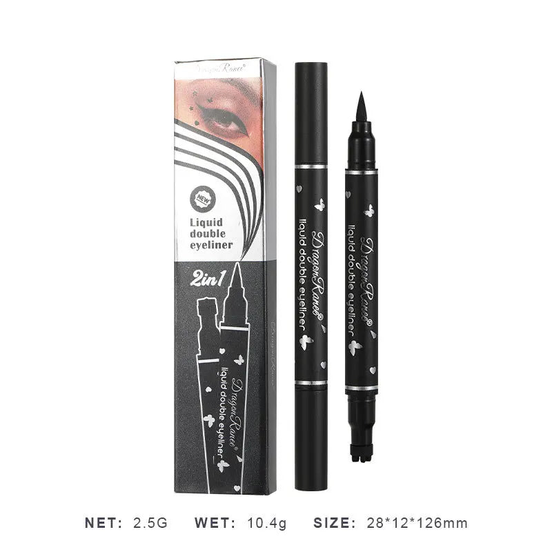 Eyeliner Dragon Ranee Double Head Star Seal - Waterproof et anti-bavures