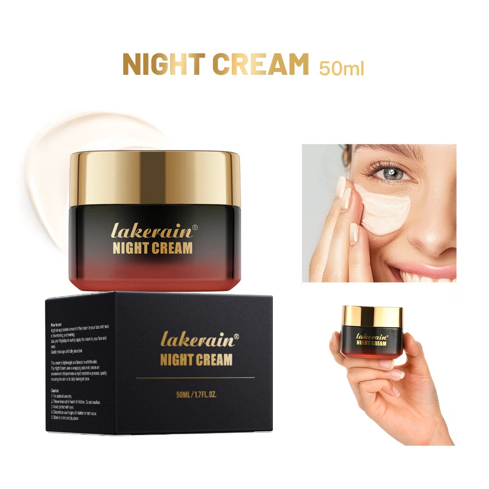 Midnight Cream Face and Neck Care Firming Anti-Wrinkle Moisturizing Night Cream - Lylamor.com