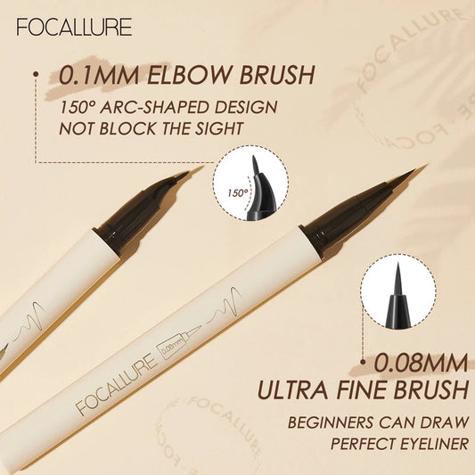 FOCALLURE Liquid Eyeliner Pen – Waterproof Gel Pencil, Long Lasting Quick-Dry Eye Makeup for Women - Lylamor.com