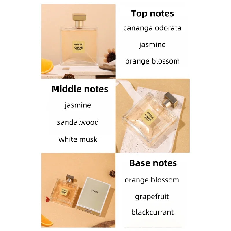 50/100ml Gabelil Women Perfume Refreshing Ladies Luxury Scent Modern Woody Fragrance Elegant Alluring Eau de Parfum for Women
