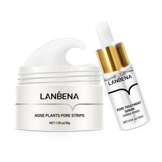 LANBENA Nose Botanical Pore Strip – Deep Cleansing Blackhead Treatment & Pore Refining Serum 30g - Lylamor.com