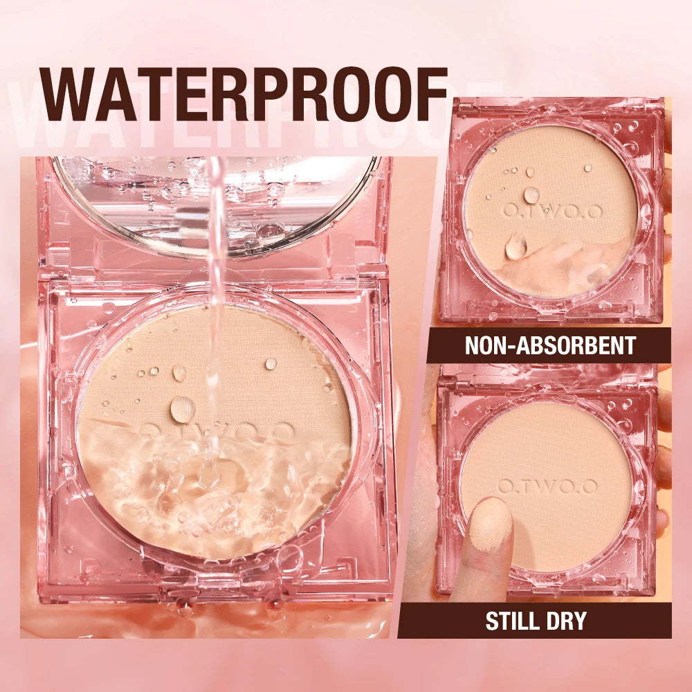 O.TWO.O Face Powder Oil-control 24 Hours SPF 30 PA+++ Long Lasting Waterproof Matte Face Makeup Cosmetic Setting Compact Powder - Lylamor.com