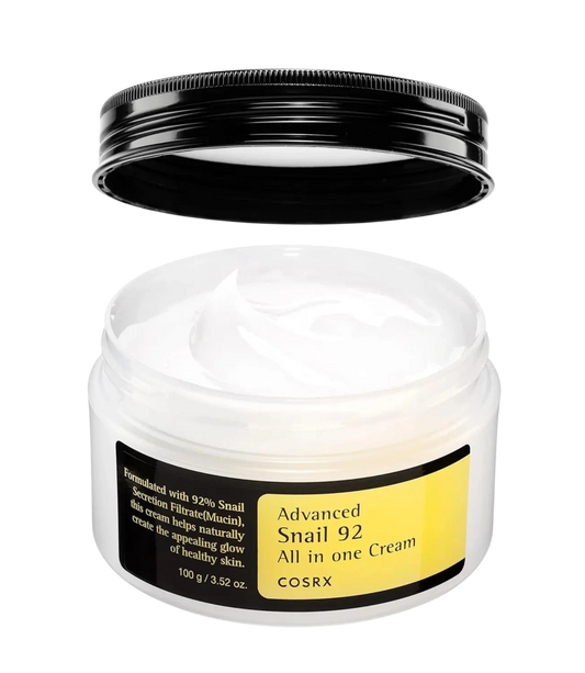 COSRX Snail Mucin 92% Face Moisturizer – Lightweight Hydrating Cream 100g - Lylamor.com