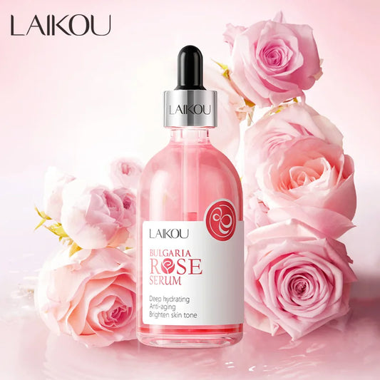 LAIKOU Sakura Vitamin C Facial Serum 100ml – Moisturizing, Firming & Brightening Essence for Women - Lylamor.com