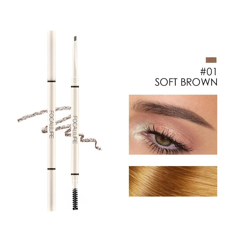 FOCALLURE Ultra-Fine Eyebrow Pencil – Waterproof, Long-lasting Brow Enhancer Pen - Lylamor.com
