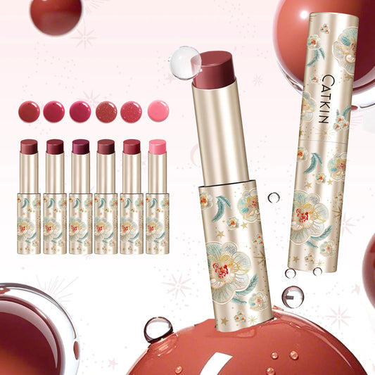 CATKIN Glossy Lip Balm – Hydrating, Nourishing, and Protective Lip Care in 6 Vibrant Shades - Lylamor.com